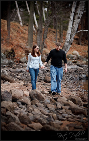 Erin & Kyle Engagement photographer cranberry lake, ny