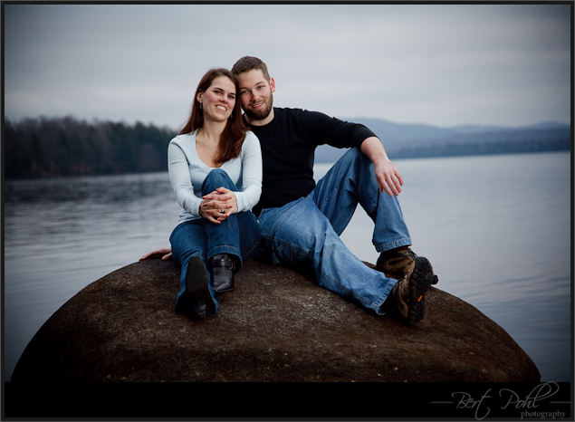 Erin & Kyle Engagement photography Adirondacks ny