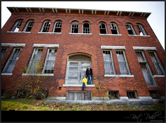 Michelle & Brad engagement photography Watertown, NY
