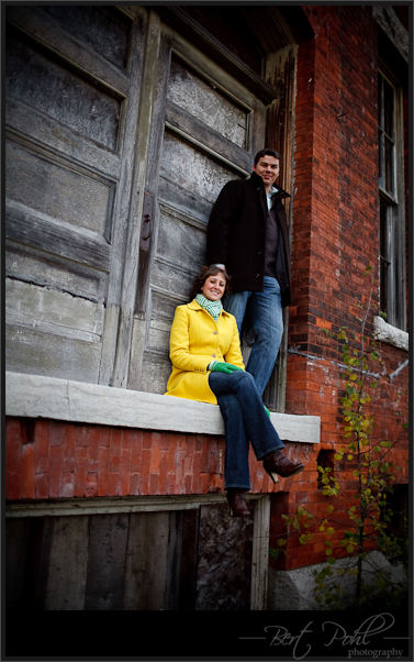 Michelle & Brad engagement photography Watertown, New York 