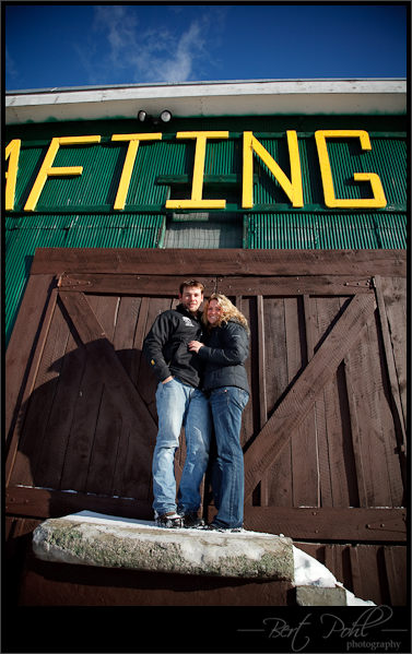 Maggie & Travis engagement photographer watertown new york