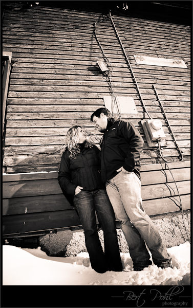 Maggie & Travis engagement photography watertown 