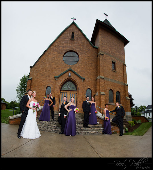 Christianne & Matt- group wedding photographers.Watertown, NY
