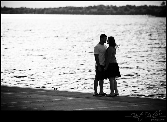Brittney and Eric engagement photograph clayton ny