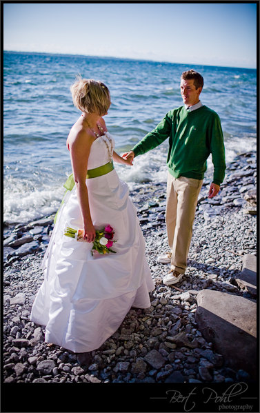 Morgan & Stephen wedding pic robert wehle state park henderson ny