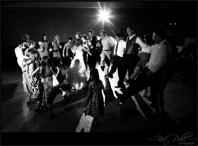 Miranda & Adam group dance wedding photography
