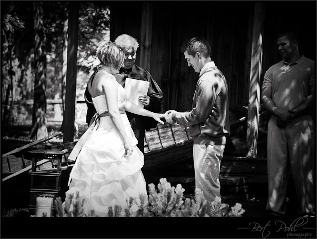 Morgan & Stephen wedding ceremony photo henderson harbor, ny