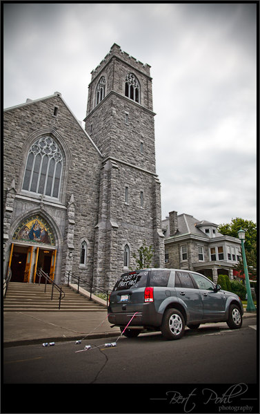Holy Family Church Miranda & Adam wedding photography