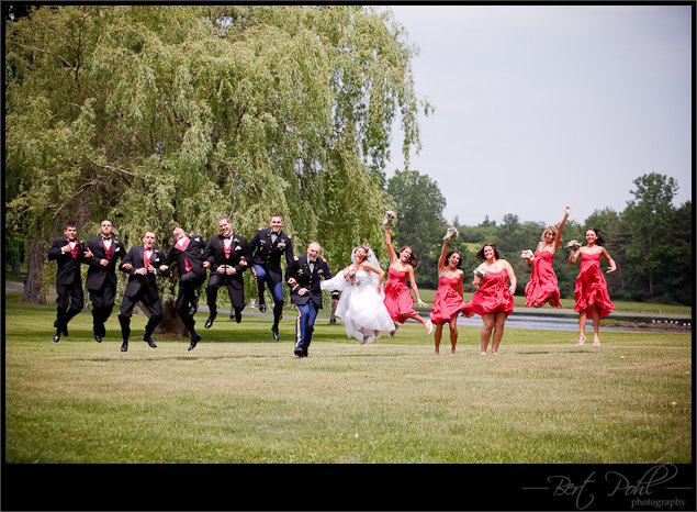 Group wedding photo brookside watertown ny